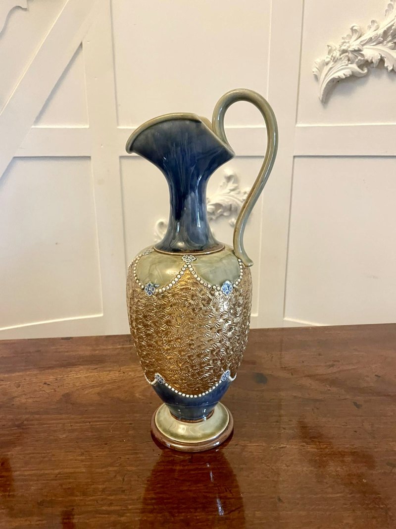 Antique Victorian Quality Doulton Lambeth Jug - Image 3